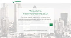 Desktop Screenshot of mobilevolunteering.co.uk